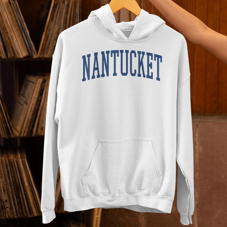 Varsity Grey Nantucket Unisex Hoodie, gift for family, gift for coworker