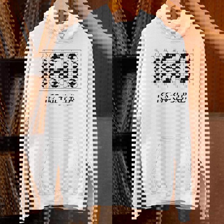 【バックプリント・背中側】囲碁 Igo 碁石 黒白 棋士【部活】クラブ【変なtシャツ屋さん】碁盤 おしゃれ 面白い 長袖tシャツ パーカー