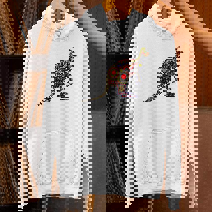 アボリジニアート カンガルー。 パーカー