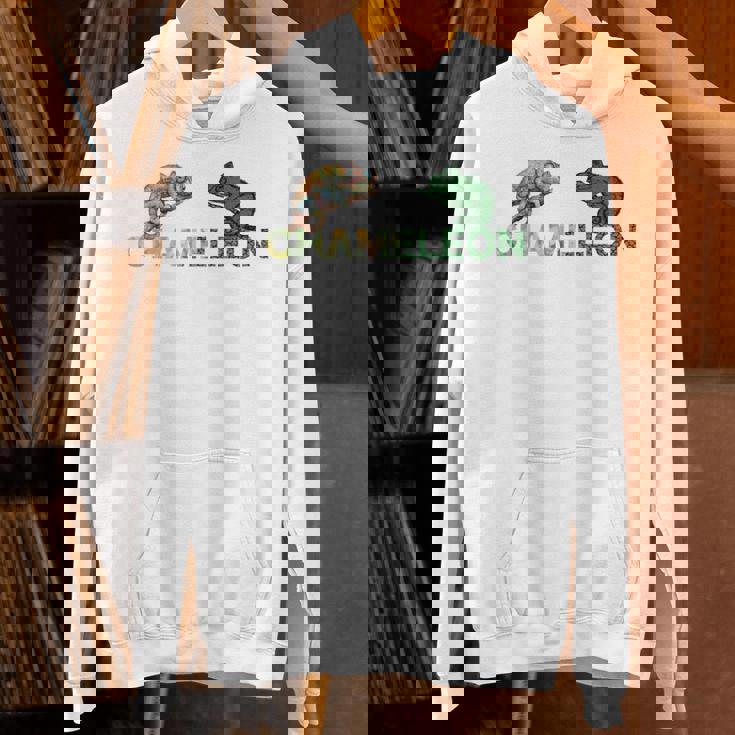 カラフル カメレオン 長袖tシャツ パーカー