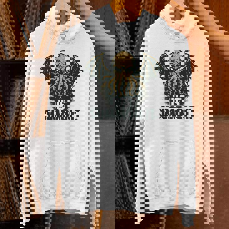 クトゥルフ、ただ召喚するだけ、面白い宇宙ホラークトゥルフカルト。 長袖tシャツ パーカー