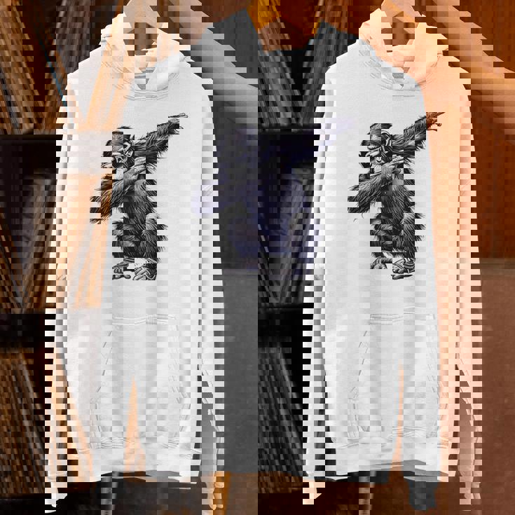 サングラスをかけたダブダンスを踊るチンパンジー猿 パーカー