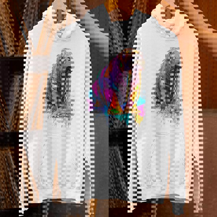 セイウチ 動物 モチーフ イラスト セイウチ パーカー