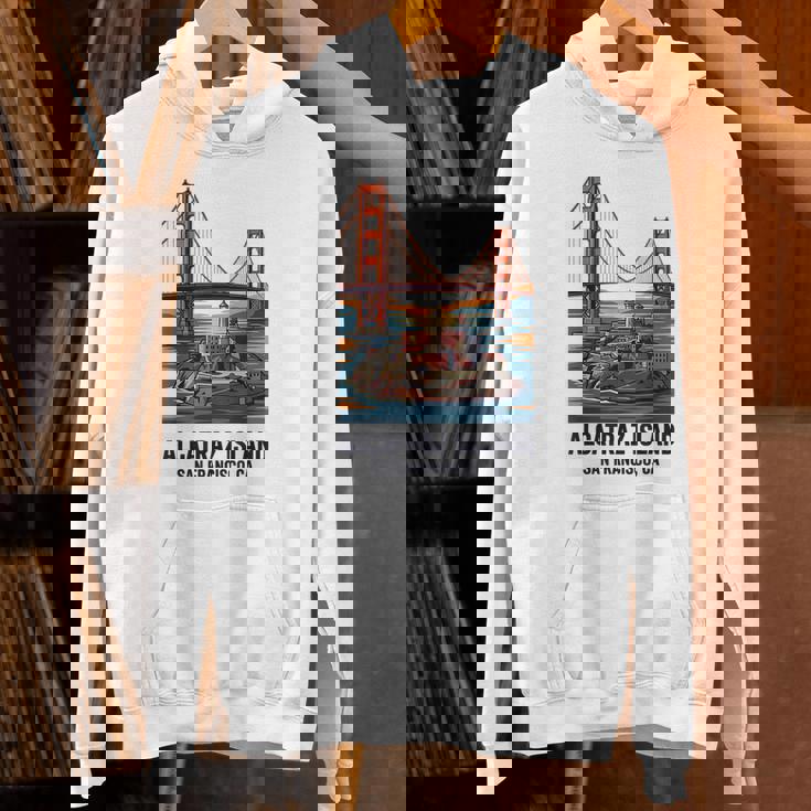 ヴィンテージ アルカトラズ島 サンフランシスコ ゴールデンゲート ベイエリア パーカー