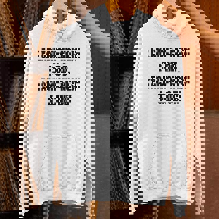 ヴィンテージの退職英語教師、面白い英語教師 パーカー