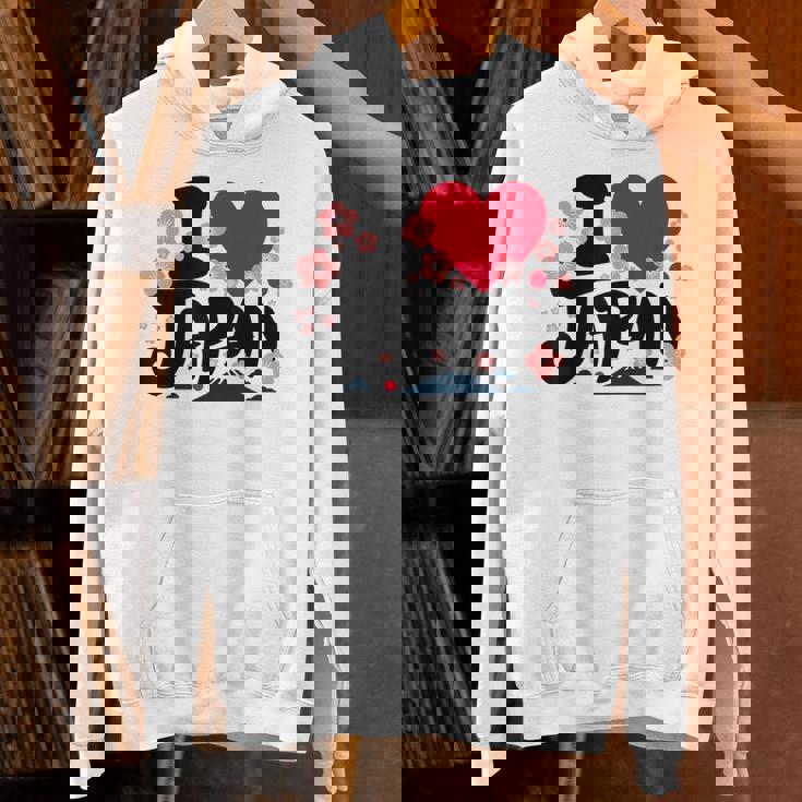 日本人 I Love Japan 桜 旗 富士山 旅行 パーカー