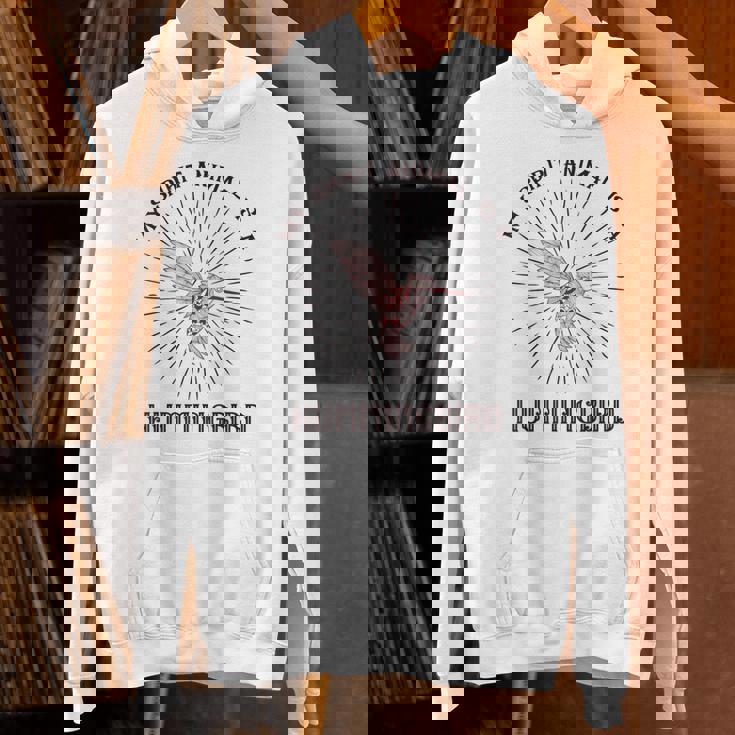 私のスピリットアニマルはハミングバード パーカー