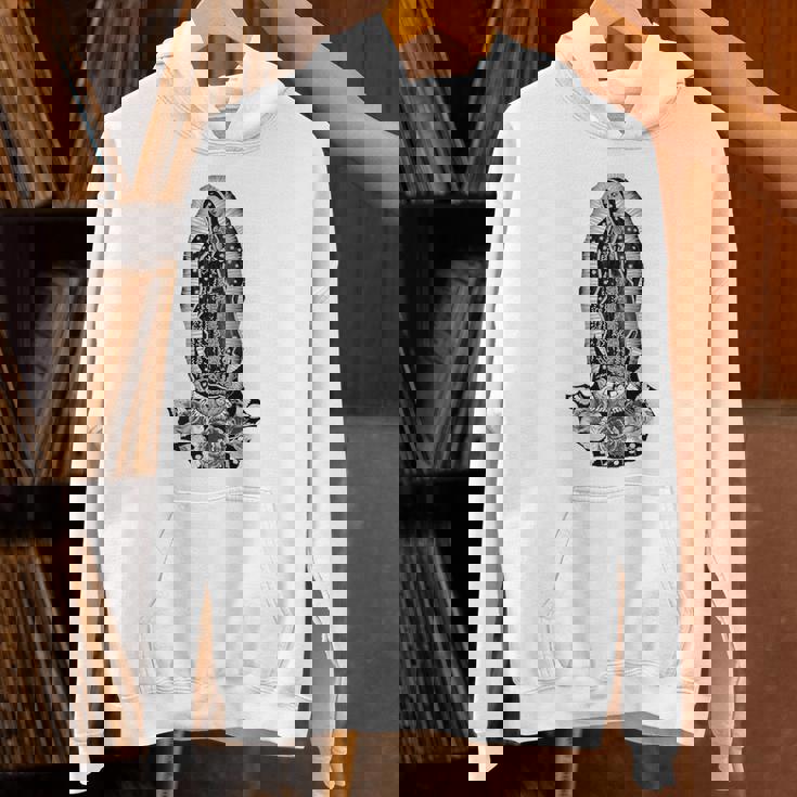 聖母デグアダルーペ サンマリア バックプリント クリスチャン パーカー