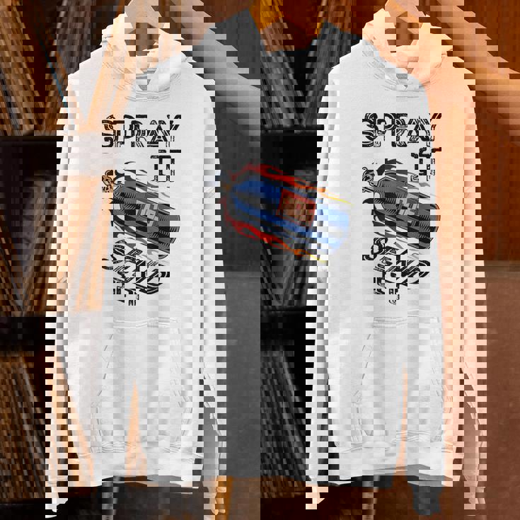 面白いドラッグレースカーnosスプレー Itend It パーカー