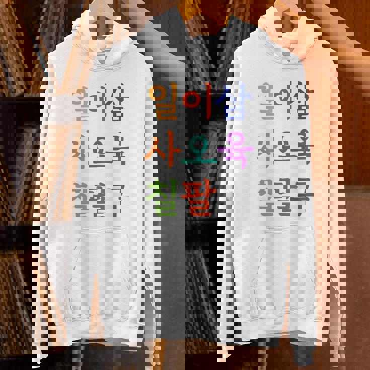 韓国語で書かれた19番のtシャツ K-Culture パーカー