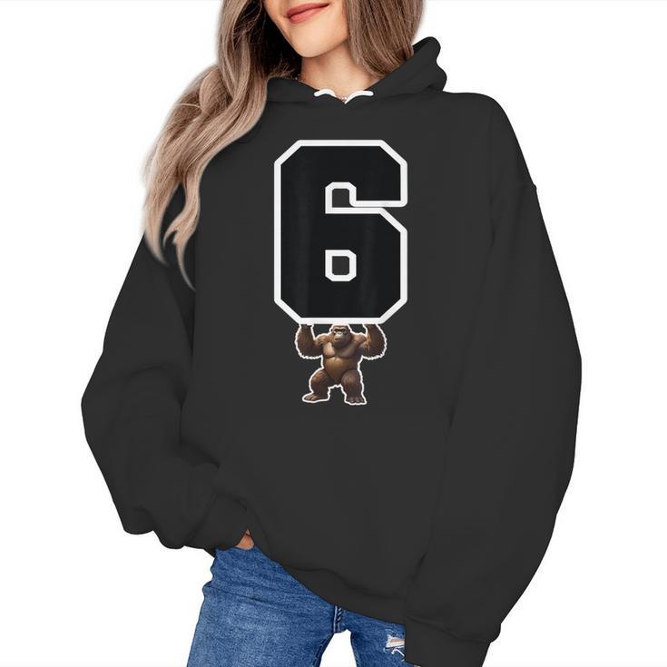 6 7 Matching Teachers Halloween Costume Gorilla Women's Hoodie