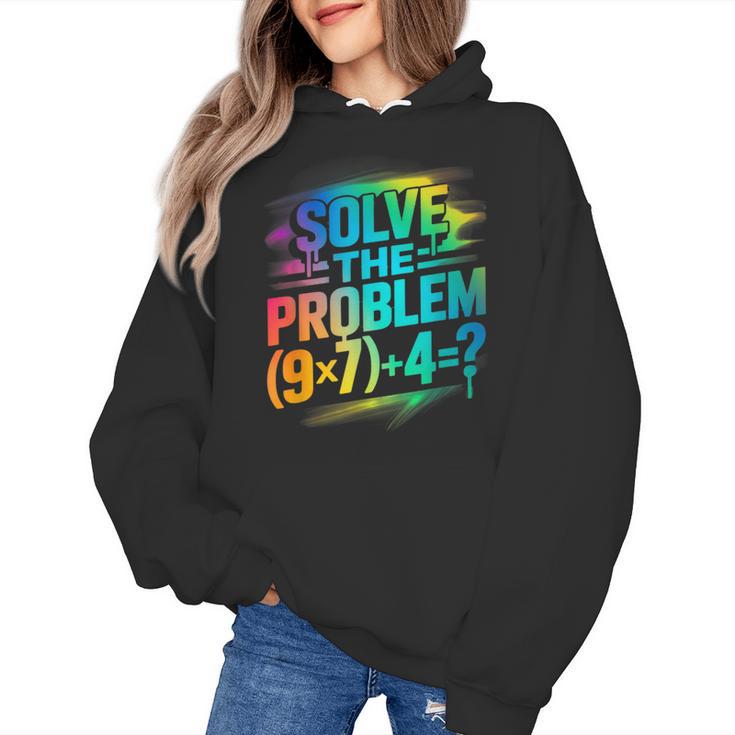 67 Meme PEMDAS Elementary Math Teacher Six Seven Women's Hoodie