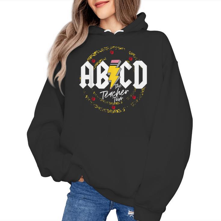 ABCD The Teacher Tour Last Day Of School Rockin' Teacher Women's Hoodie