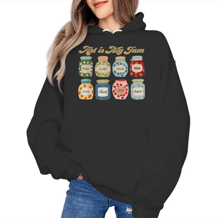 Art Is My Jam Art Teacher Specials Team Steam Teacher Women's Hoodie