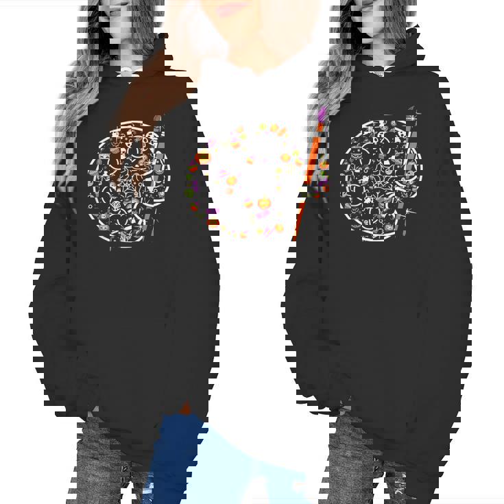 Art Teacher Pumpkin Scary Halloween Costume Men Women Women&#x27;s Hoodie