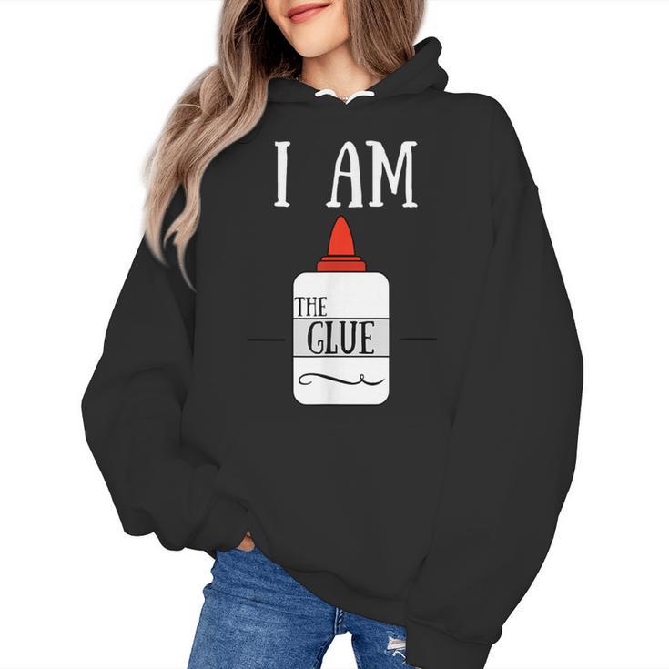 Art Teacher T-Shirt I Am The Glue Women's Hoodie