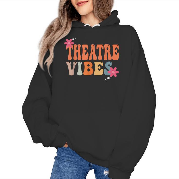 Theatre Vibes Teacher Man Women Youth Auditorium Concert Tee Women's Hoodie