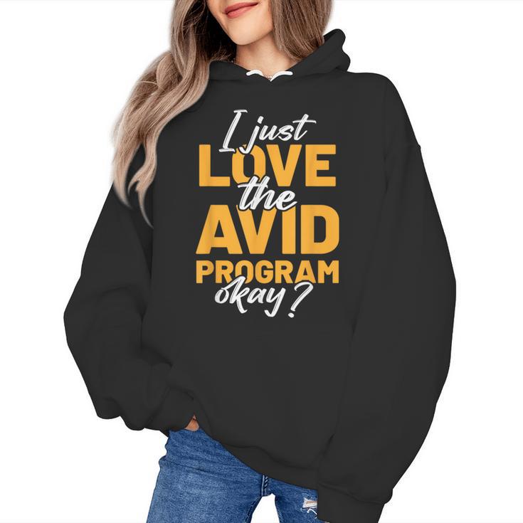 AVID Team Appreciation Essentials AVID Program Teacher Women's Hoodie