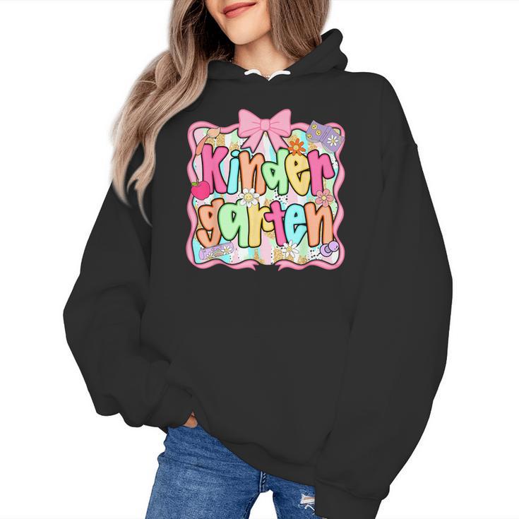 Back To School Kindergarten Preppy Teacher Girl Women's Hoodie, trending gift Back To School Kindergarten Preppy Teacher Girl Women's Hoodie, trending gift