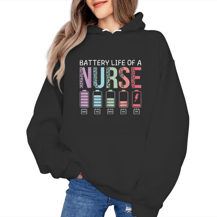 Battery Life Of A Nurse School Teacher Appreciation Women's Hoodie