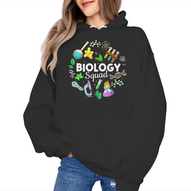 Biology Squad Science Teacher Student Biologist Women's Hoodie