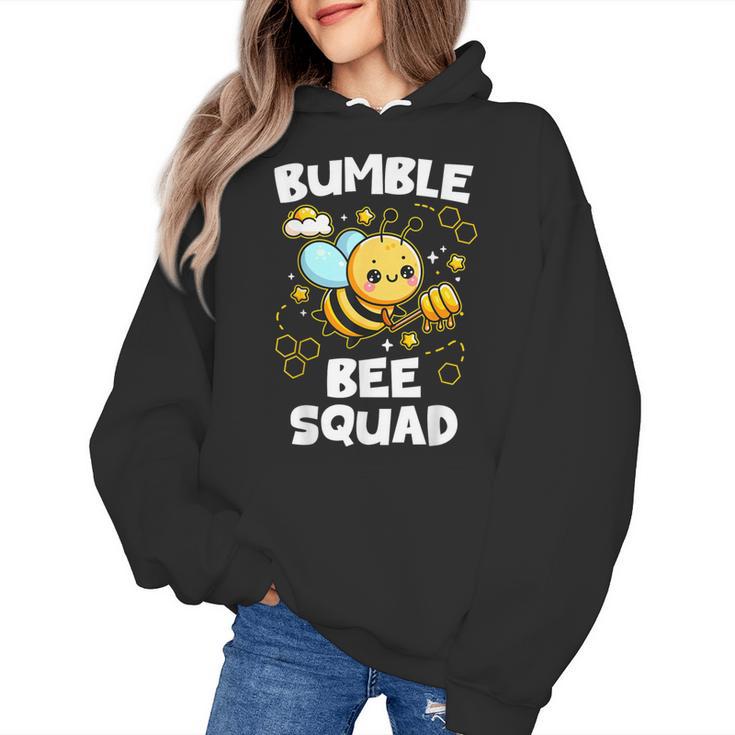 Bumble Bee Squad Honey Bumblebee Teacher Team Group Women's Hoodie