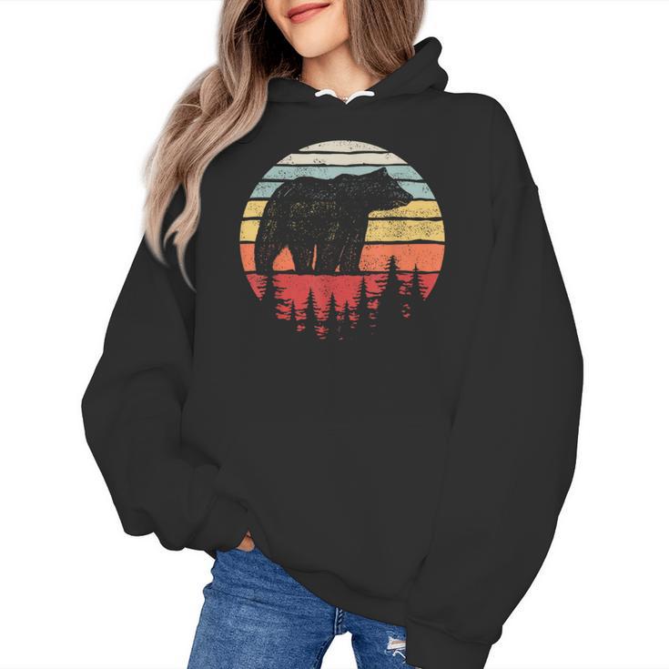 Catch Some Rays Vintage Retro Grizzly Bear Women's Hoodie