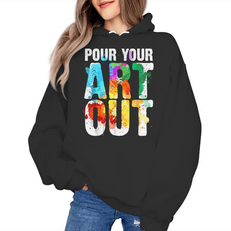 Cool Artist For Men Women Painter Art Teacher Paint Artists Women's Hoodie