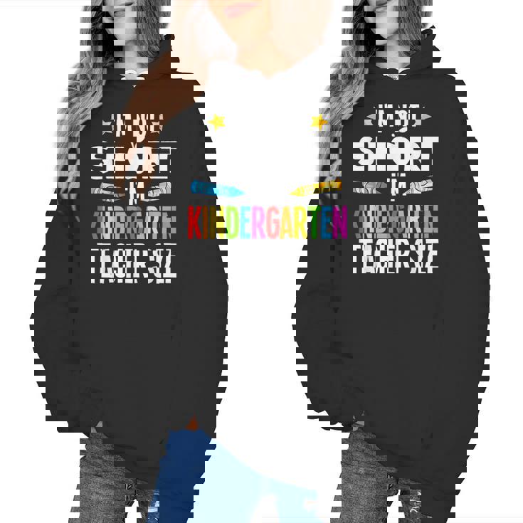 Cool Kindergarten Teacher Art For Men Women Preschool Kinder Women&#x27;s Hoodie