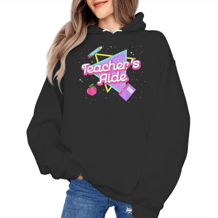 Cute Teacher's Aide Shirt 80's 90's Back To School For Men Women Women's Hoodie