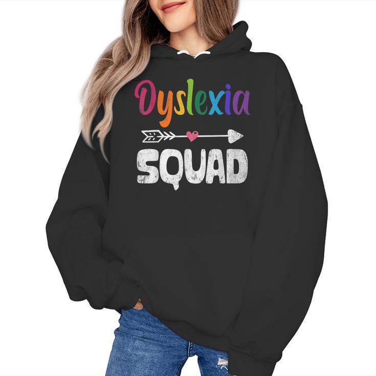 Dyslexia Awareness Month Dyslexia Teacher Therapist Women's Hoodie