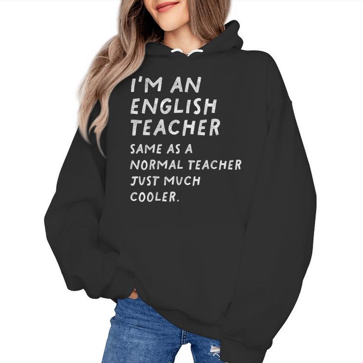 English Teacher Definition Women's Hoodie
