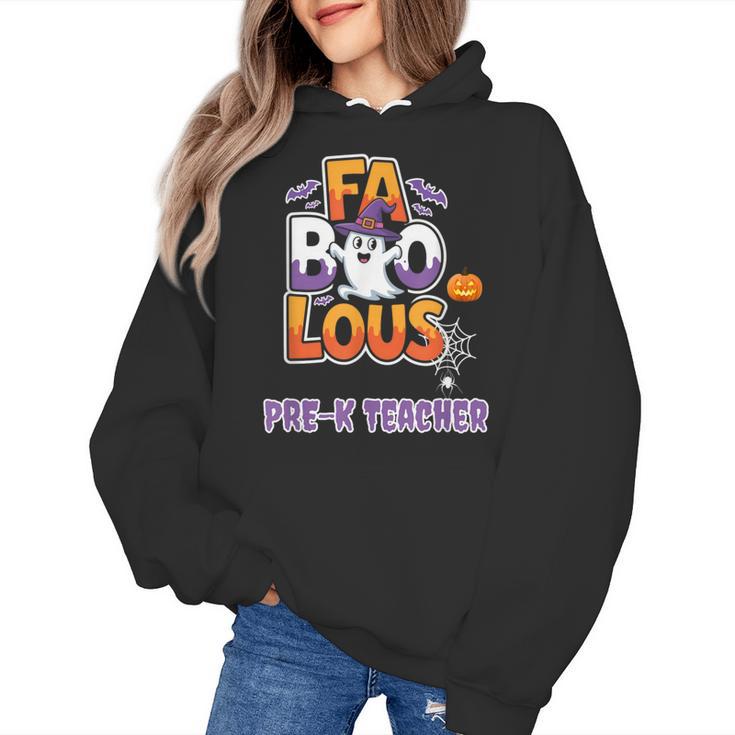 Fabulous Pre-K Teacher Halloween Costume Classroom Outfit Women's Hoodie