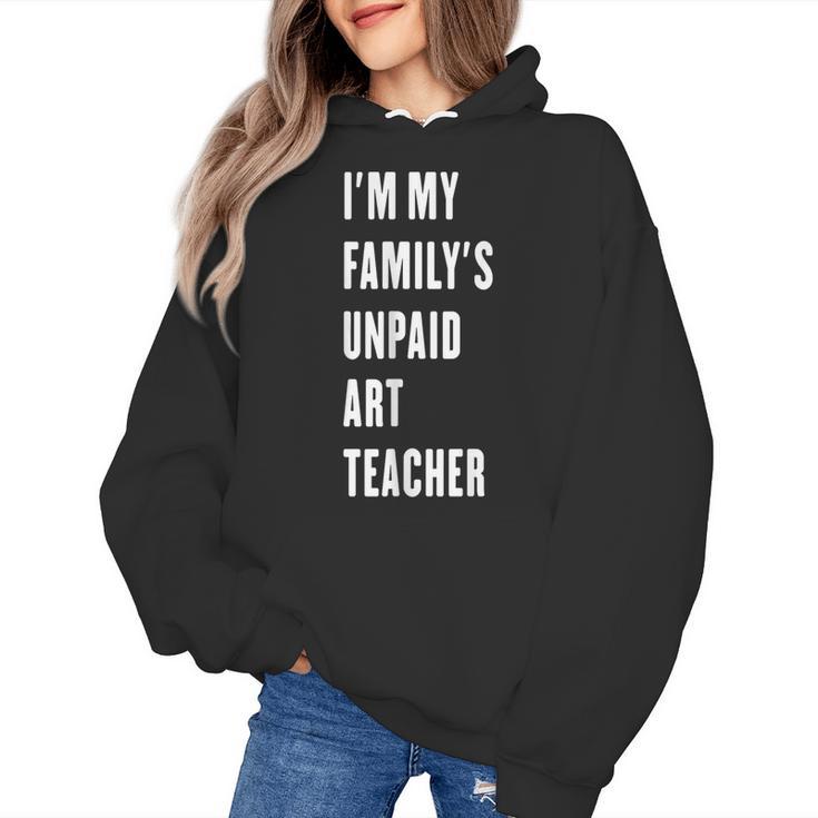 Funny Art Teacher Women's Hoodie