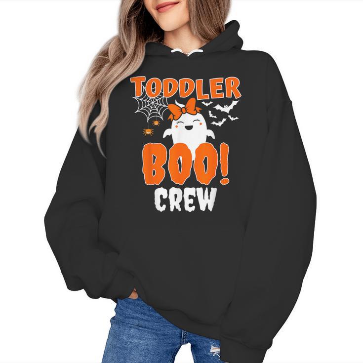 Girl Toddler Boo Crew Daycare Teacher Halloween Party Women's Hoodie