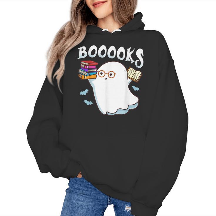 Halloween Books Librarian English Teacher Reader Reading Women's Hoodie