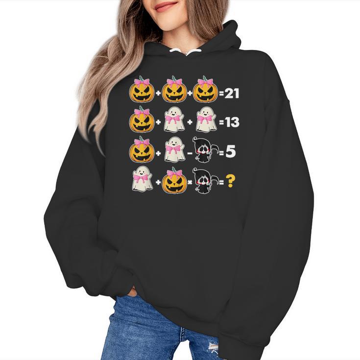 Halloween Math Teacher Men Women Order Of Operations Women's Hoodie