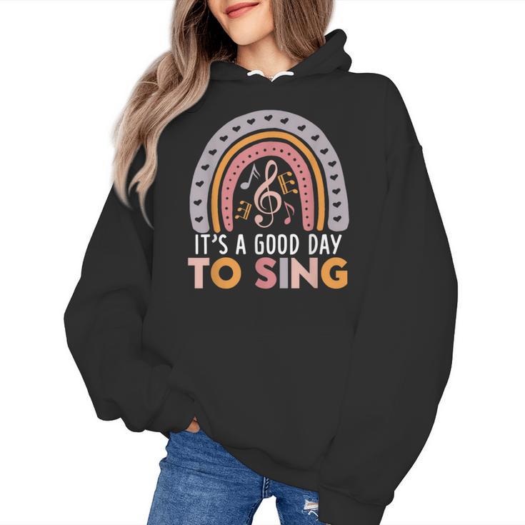 It's A Good Day To Sing Back To School Music Teacher Women's Hoodie