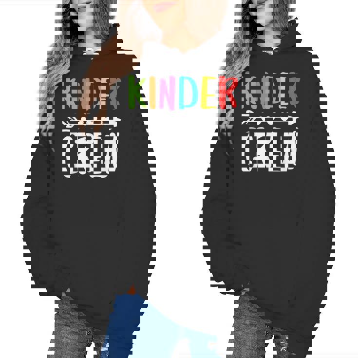 Kinder Crew Shirt Kindergarten Boy Girl Student Teacher Women&#x27;s Hoodie