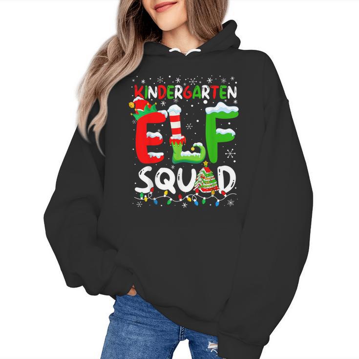 Kindergarten ELF Squad Christmas ELF Student Teacher Men Women Kids Women's Hoodie