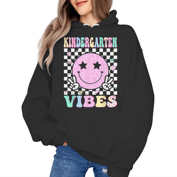 Kindergarten Vibes First Day Of School Kindergarten Teacher Women's Hoodie