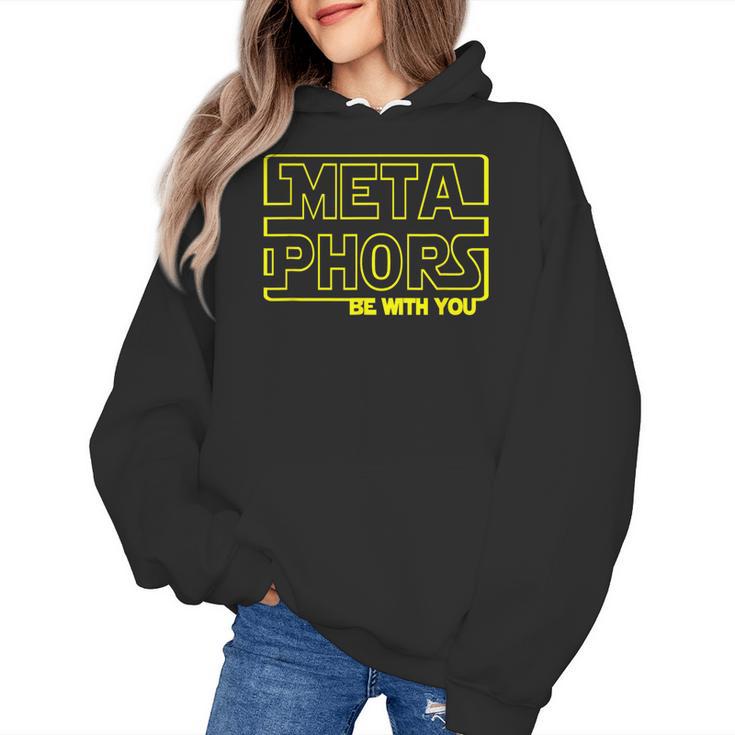 Metaphors Be With You English Teacher Shirts T-Shirt Women's Hoodie