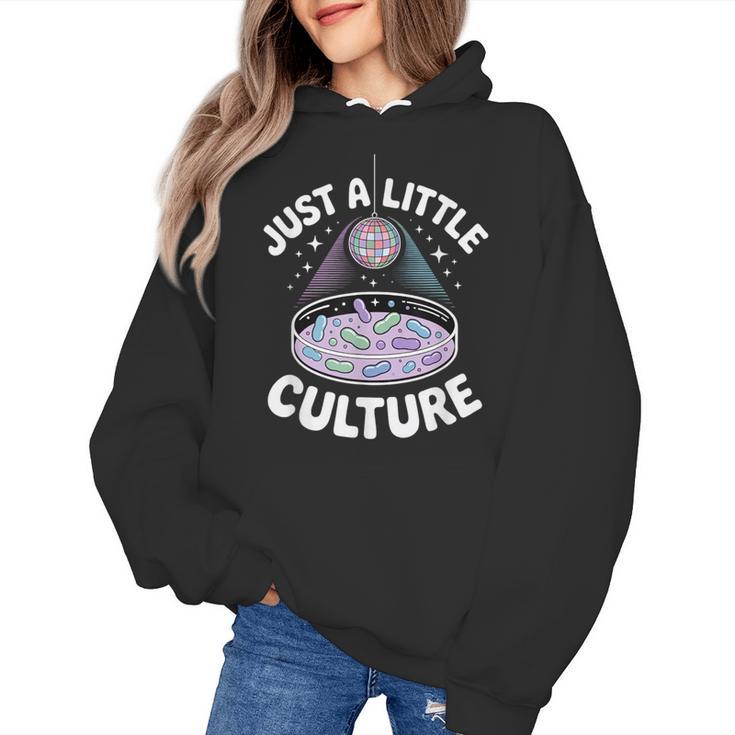 Microbiology Lab Love Culture Biology Teacher Lab Tech Women's Hoodie