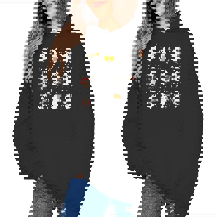 Music Teacher Halloween Music Teacher Education Women&#x27;s Hoodie