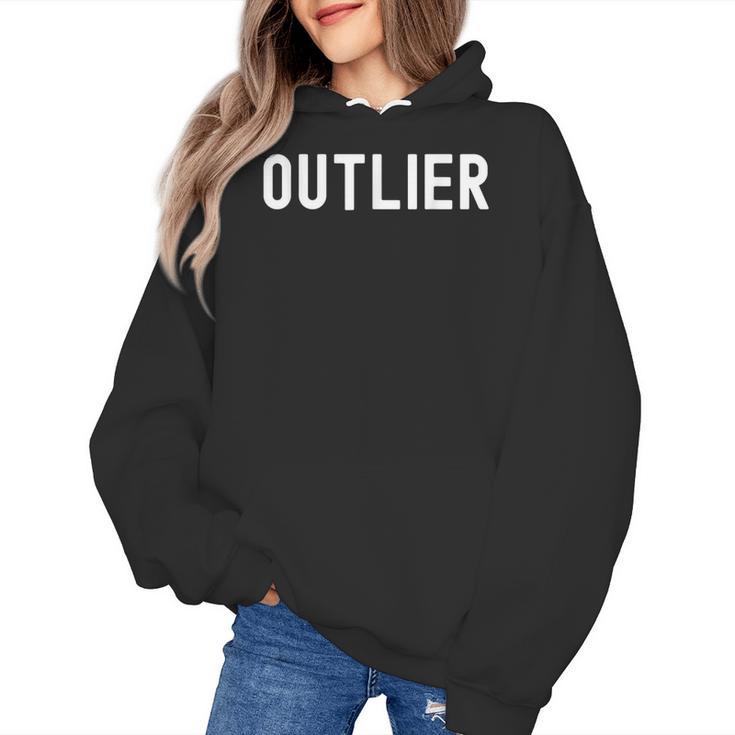 Outlier Statistics Teacher Statistics Data Science Men Women Kids Women's Hoodie