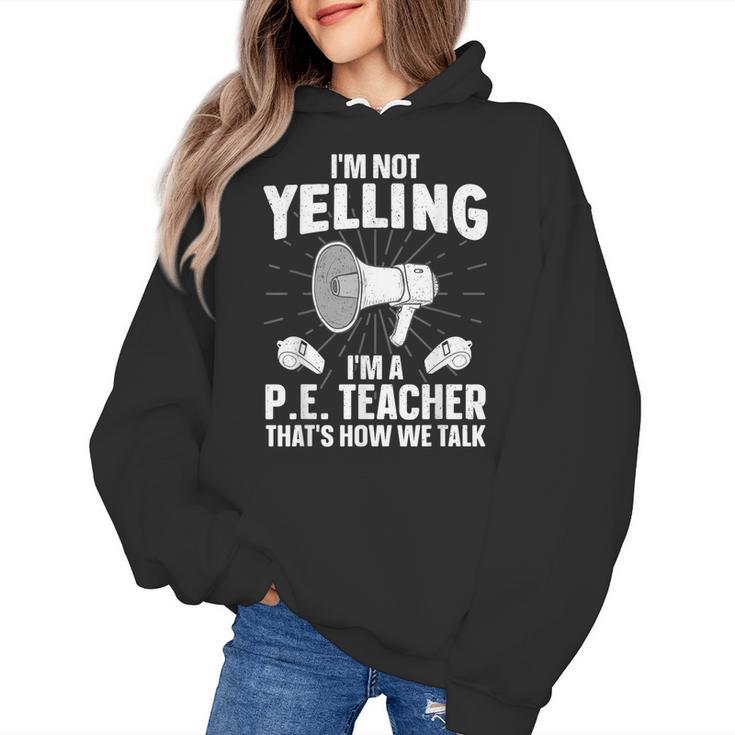PE Teacher Art For Men Women Gym Teacher Physical Education Women's Hoodie