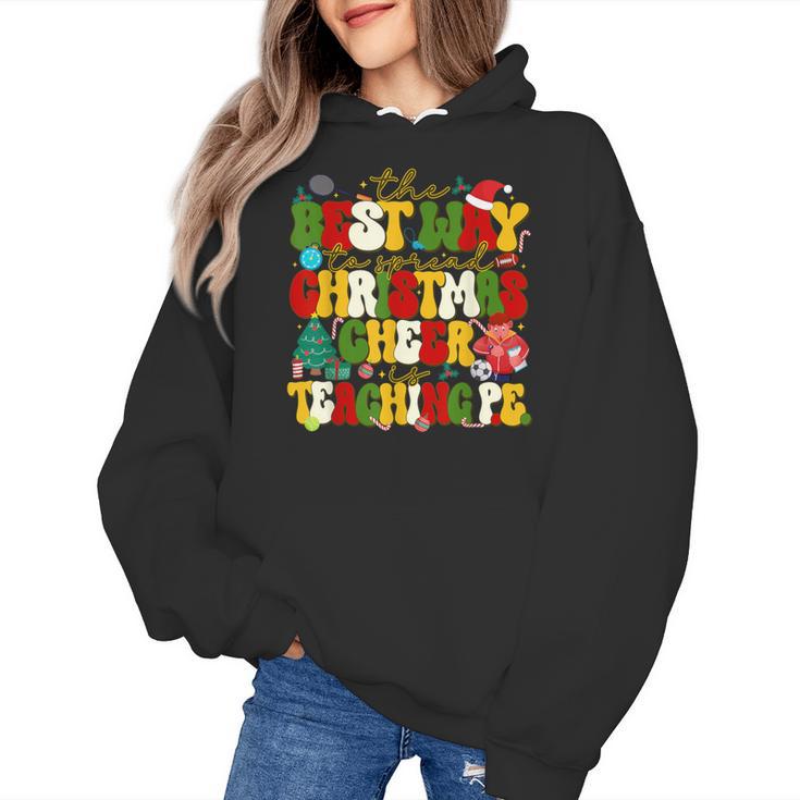 PE Teacher Christmas Holiday Women's Hoodie