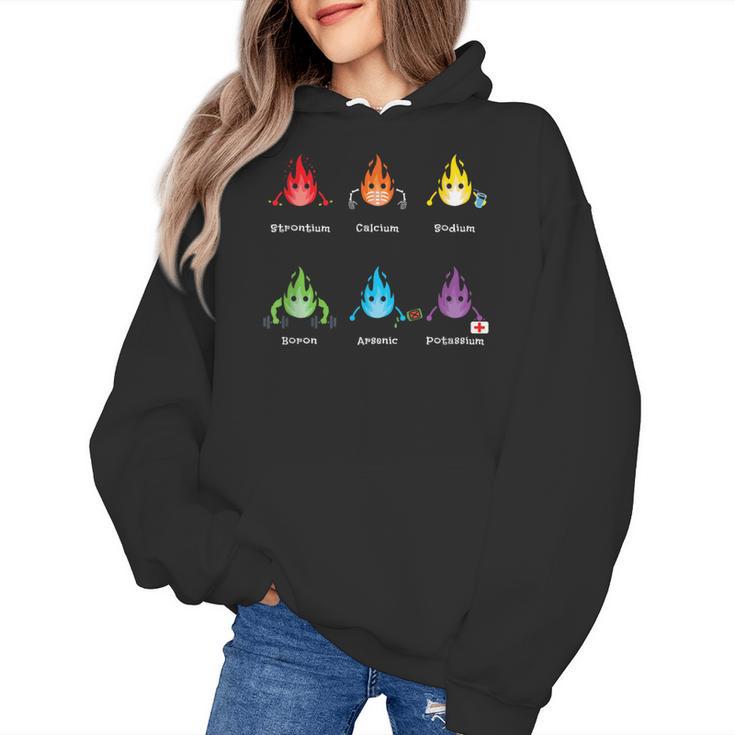 Periodic Elements Chemistry Lovers Science Teacher Women's Hoodie