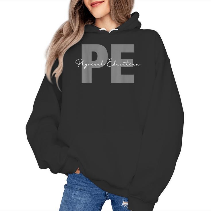 Physical Education PE Teacher Phys Ed Student Grad Women's Hoodie