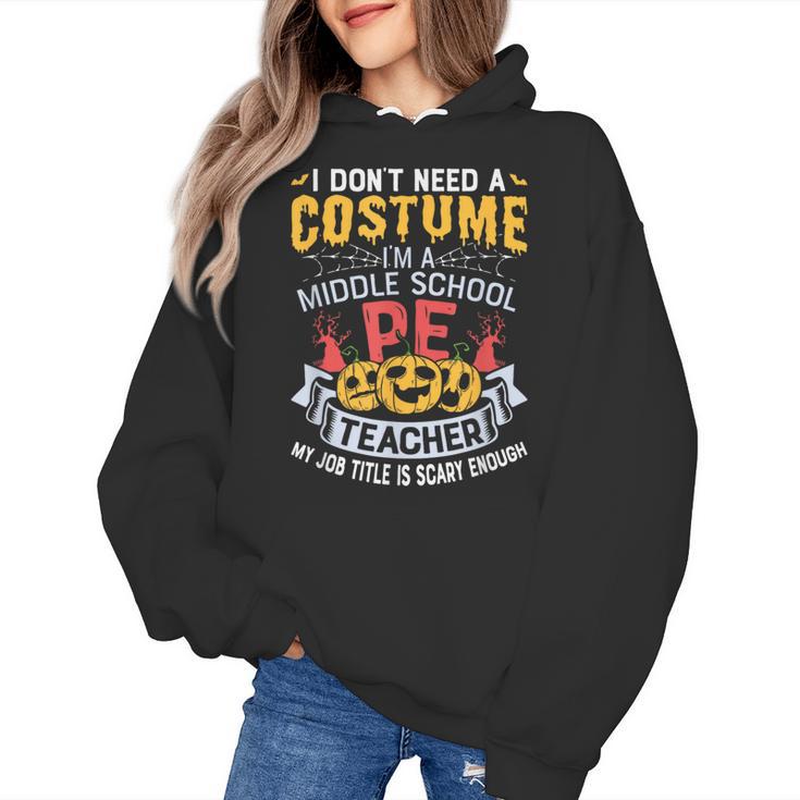 Physical Education School PE Teacher Halloween Costume Men Women Women's Hoodie